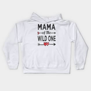 Mama of the wild one Kids Hoodie